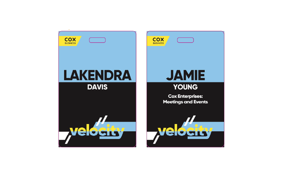 cox name badges