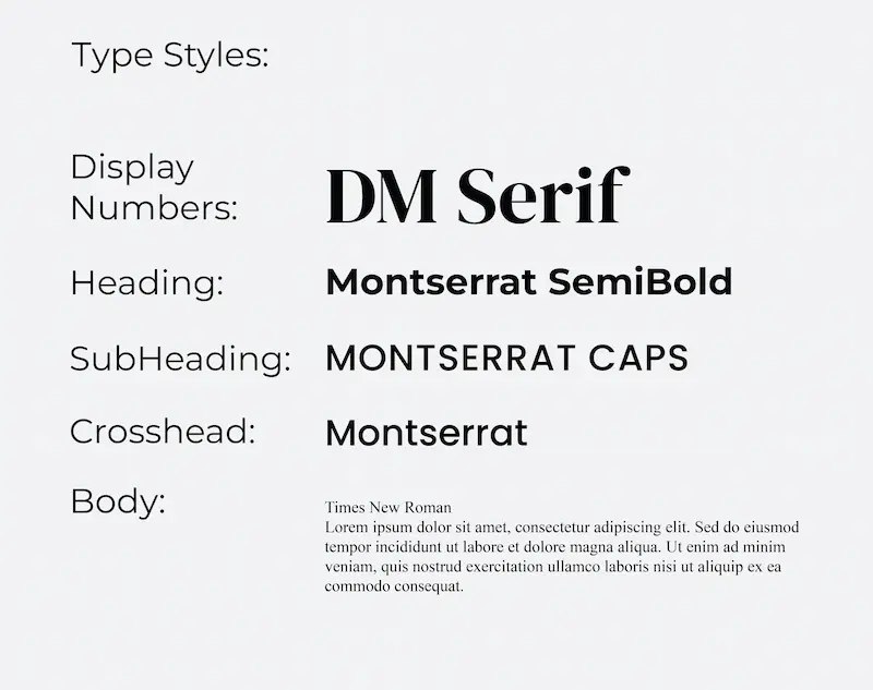 Church Workbook typography styles.